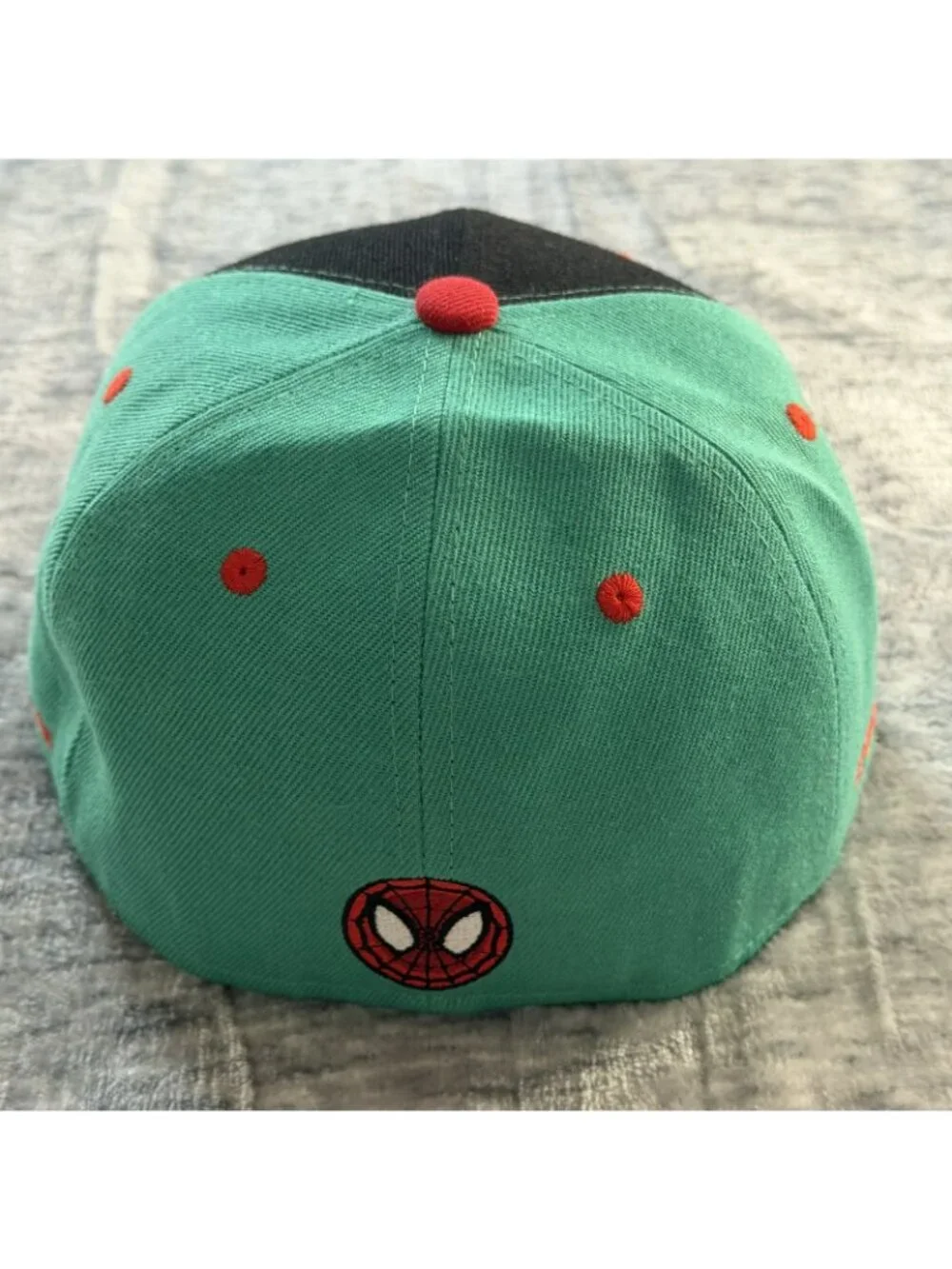 Headgear Classics Spider-Man Into The Spider-Verse Fitted Hat Size 7 Teal Black